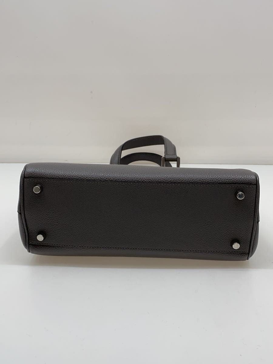 GUCCI Small Top Handle Bag Zumi Leather GRY 569712 1B90X 1275 4