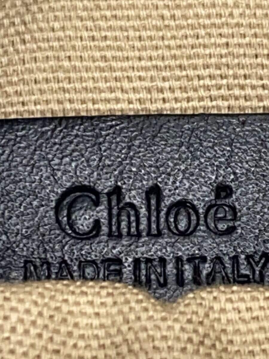 Chloe shoulder bag leather black CHC18AS128 5