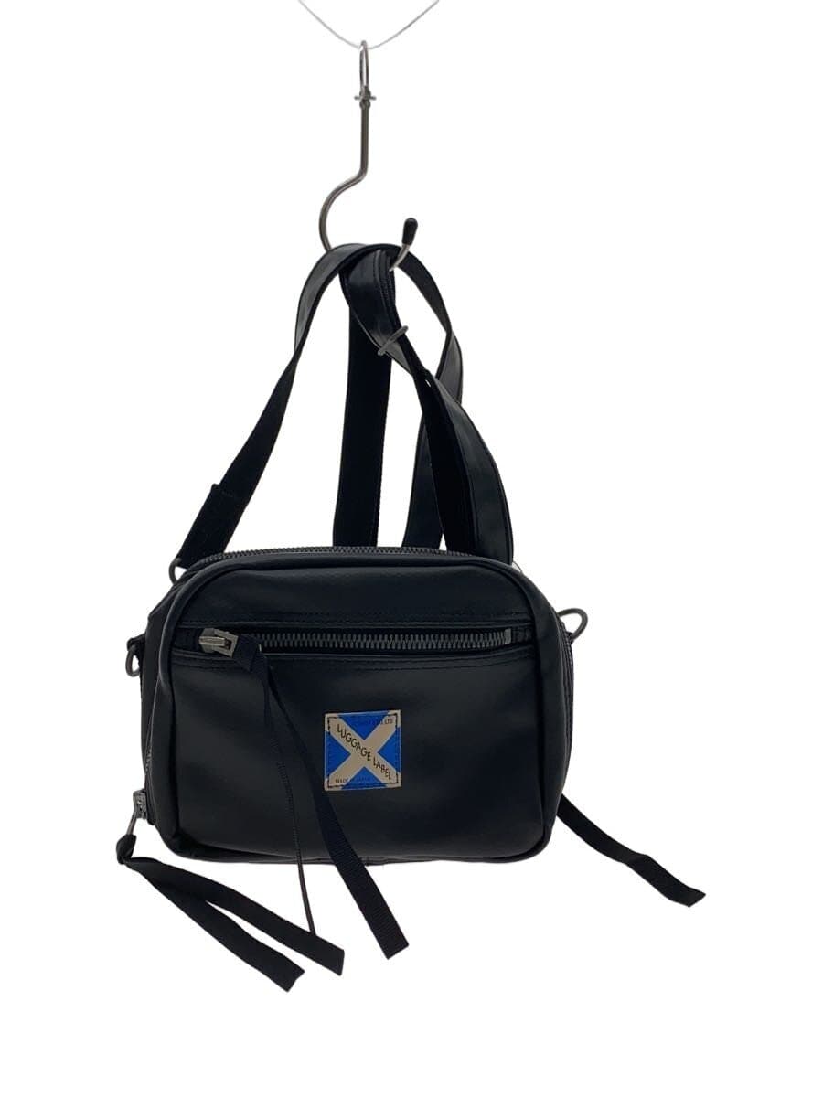 LUGGAGE LABEL Shoulder Bag BLK