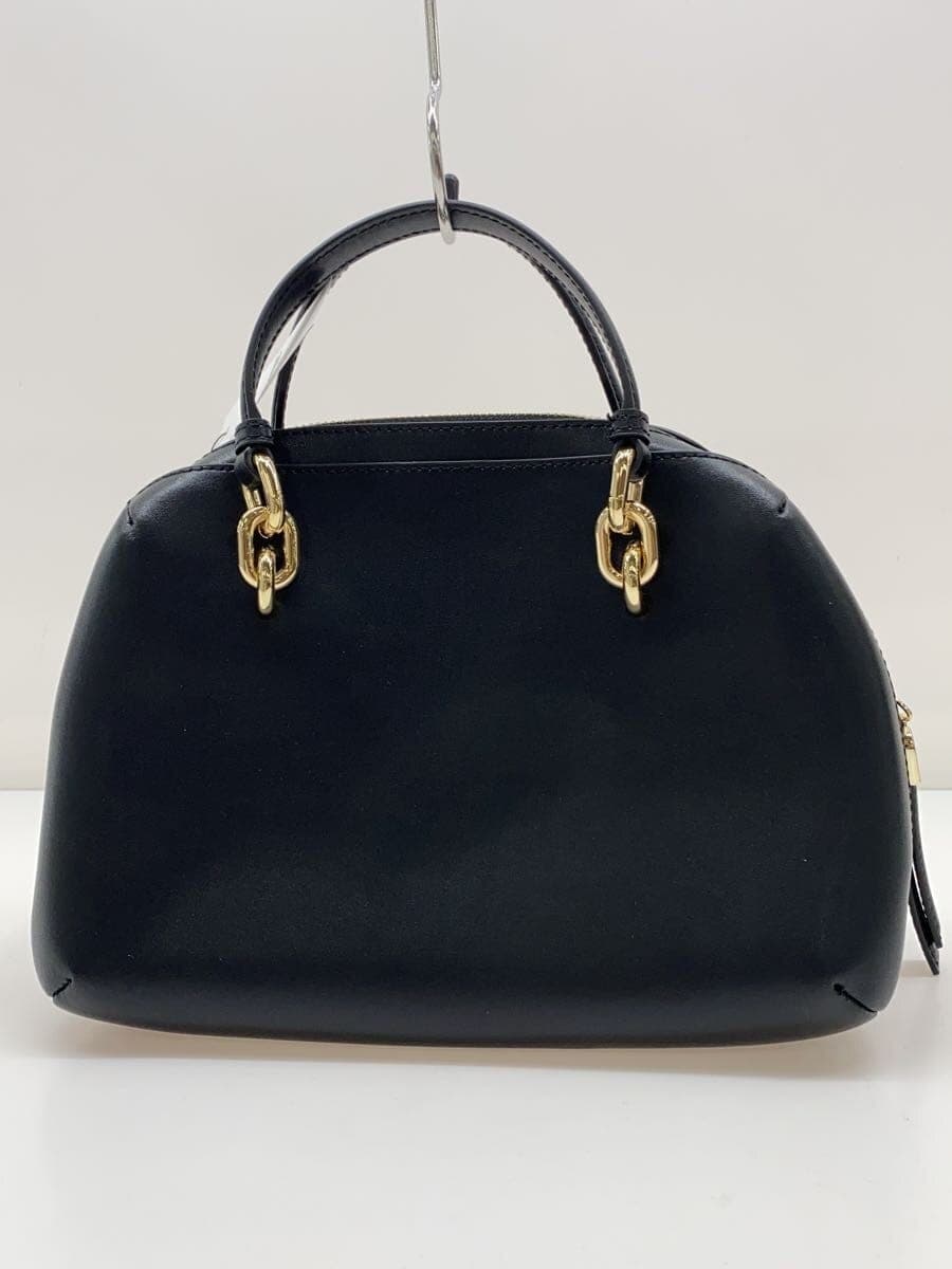 FURLA shoulder bag -- BLK plain 3