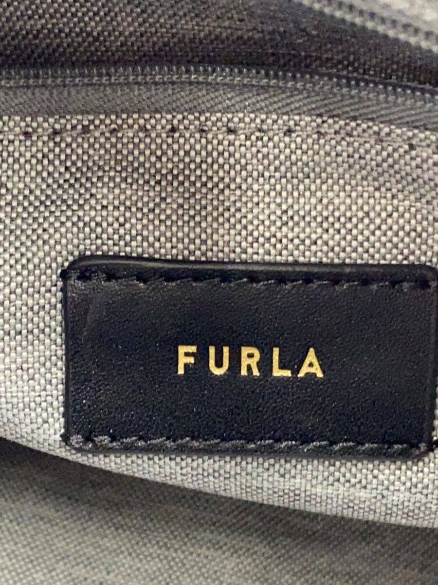 FURLA shoulder bag -- BLK plain 5