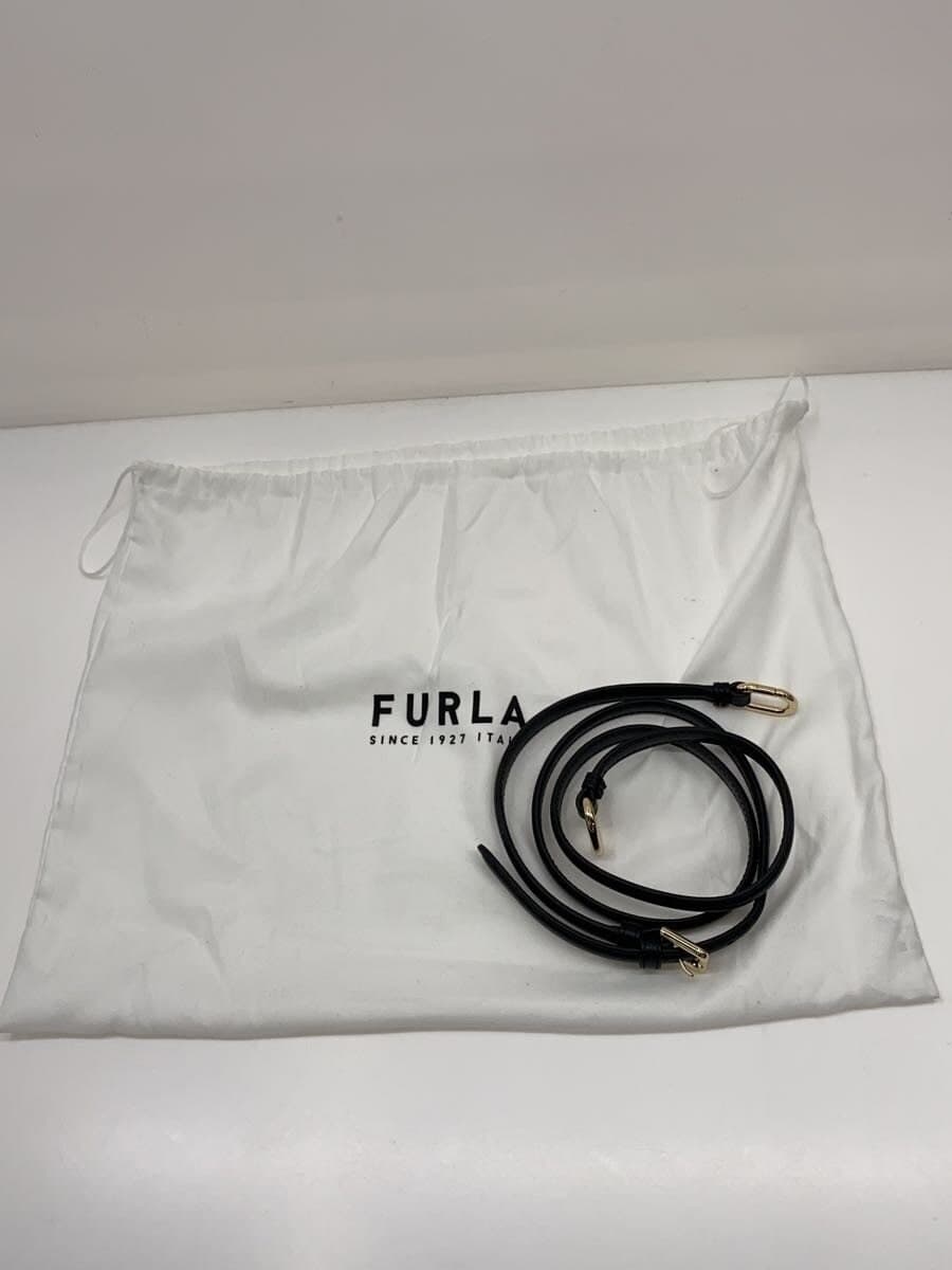 FURLA shoulder bag -- BLK plain 7