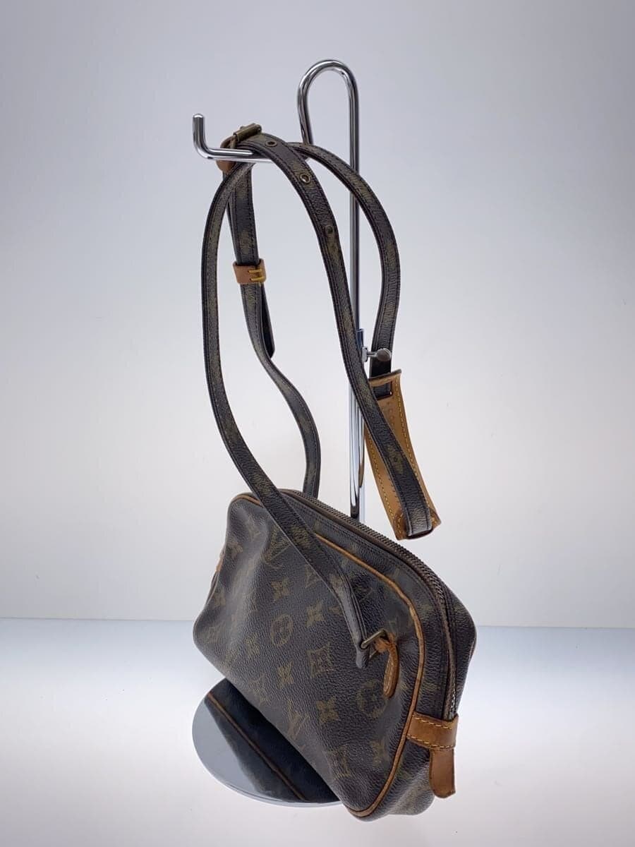 LOUIS VUITTON Pochette Marly Bandoulière Monogram Canvas PVC BRW M51828 2