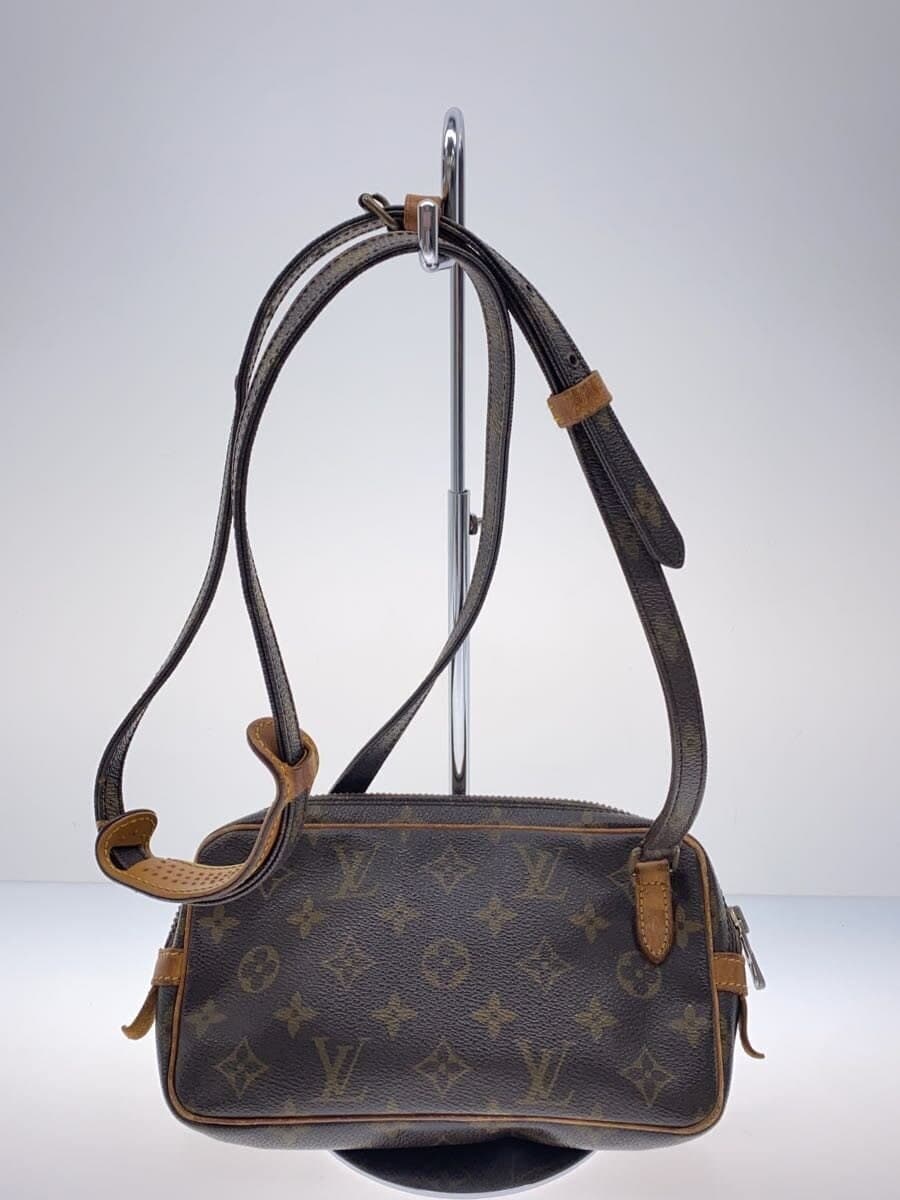 LOUIS VUITTON Pochette Marly Bandoulière Monogram Canvas PVC BRW M51828 3
