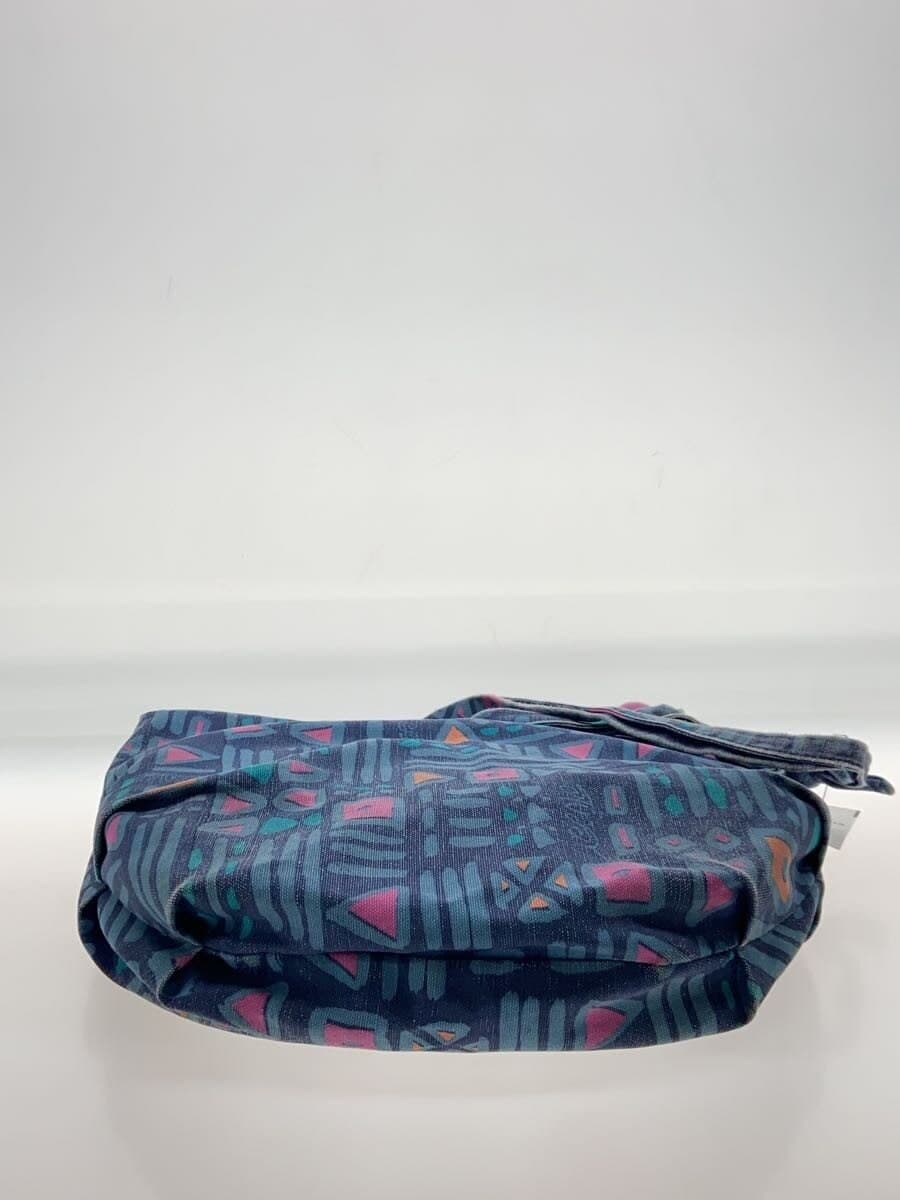 STUSSY shoulder bag cotton blue all-over pattern 4
