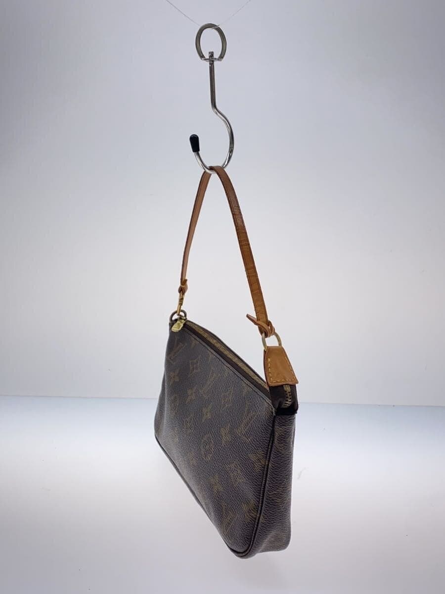 LOUIS VUITTON 1) Pochette Accessoires Monogram Canvas PVC BRW M51980 2