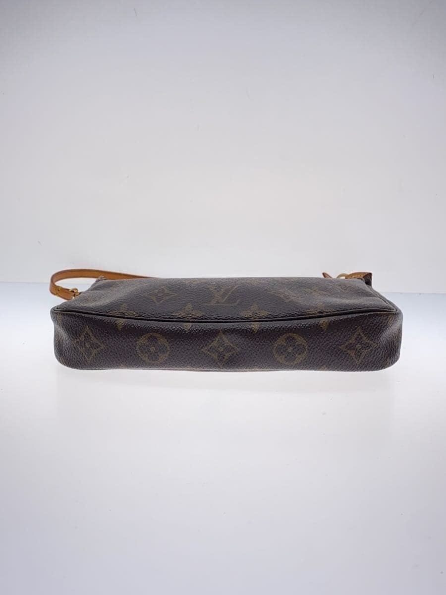 LOUIS VUITTON 1) Pochette Accessoires Monogram Canvas PVC BRW M51980 4