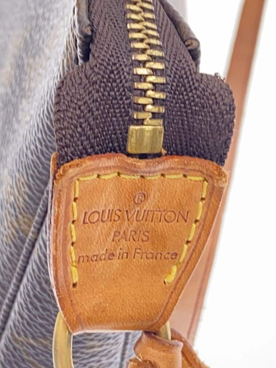 LOUIS VUITTON 1) Pochette Accessoires Monogram Canvas PVC BRW M51980 5