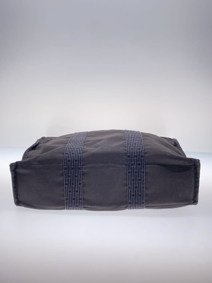 HERMES tote bag canvas GRY 4