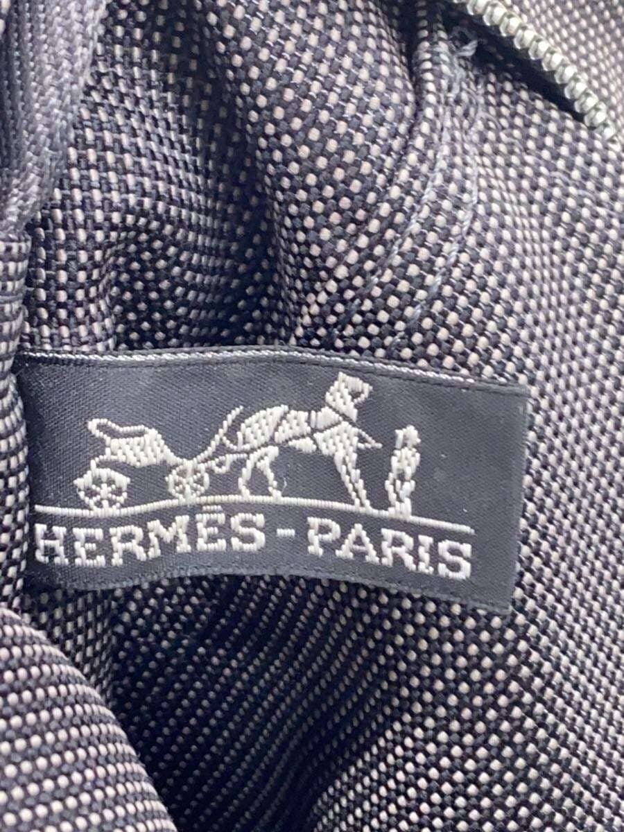 HERMES tote bag canvas GRY 5
