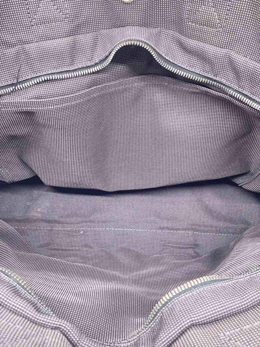 HERMES tote bag canvas GRY 6