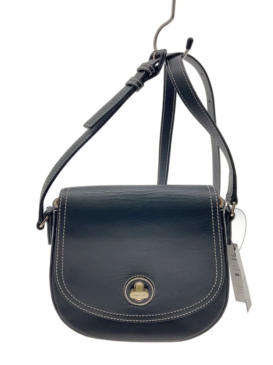 agnes b. shoulder bag -- BLK