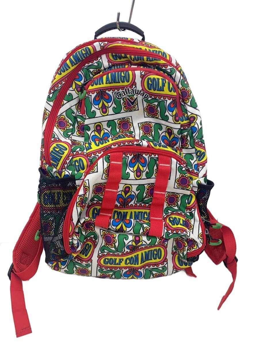 Callaway Backpack RED All Over Pattern