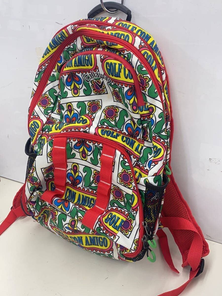 Callaway Backpack RED All Over Pattern 2