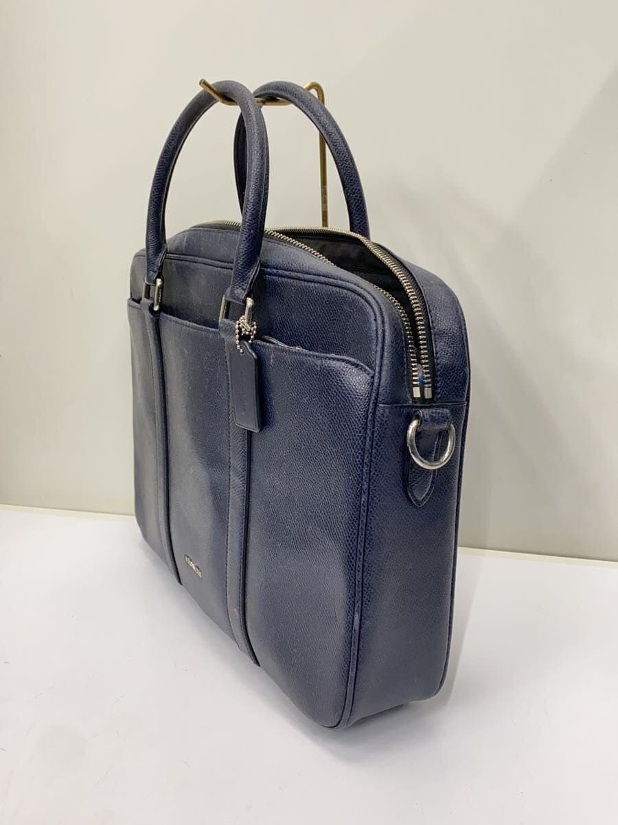 COACH Briefcase Leather NVY F71681 2