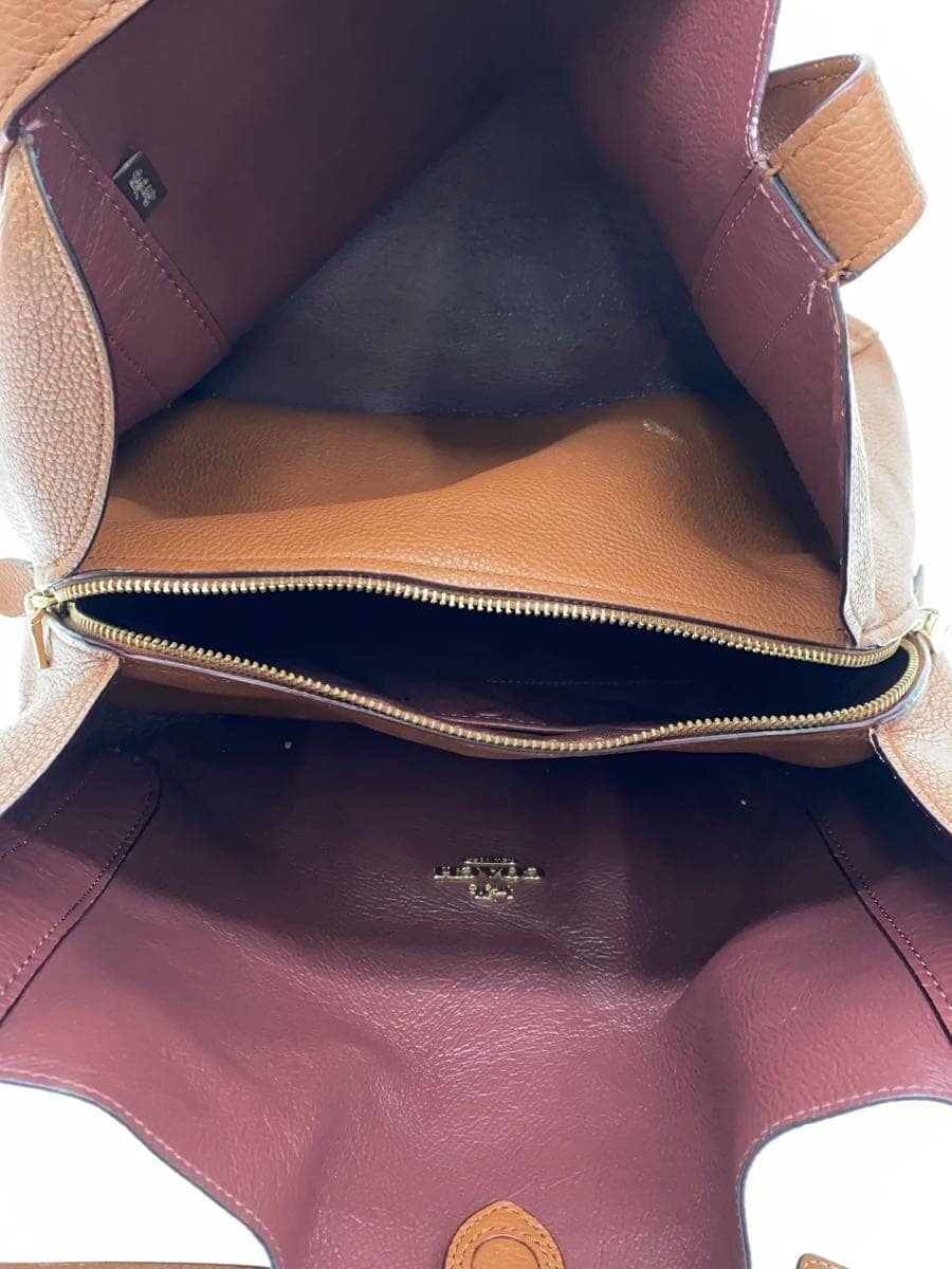 COACH Tote Bag Leather BRW 73549 6