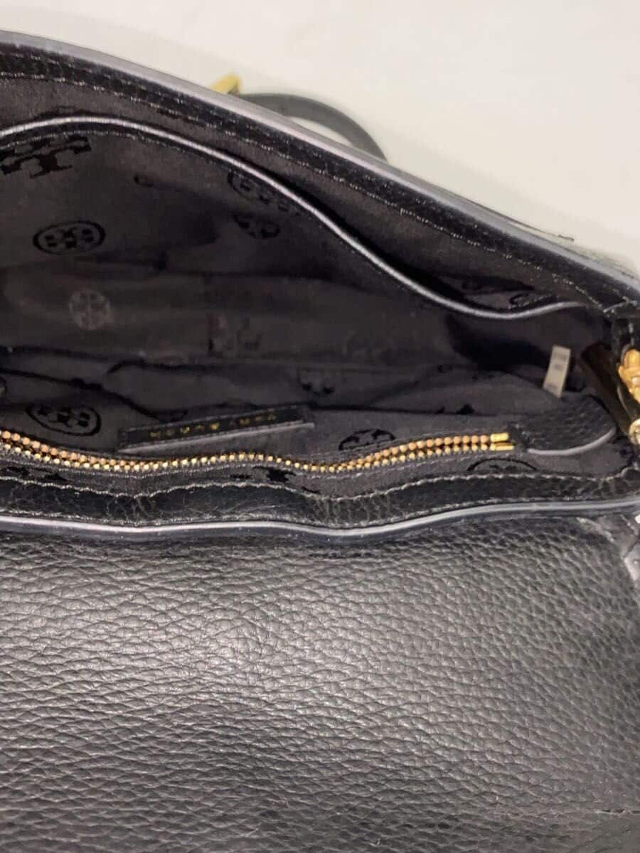TORY BURCH Shoulder Bag Leather Black 6