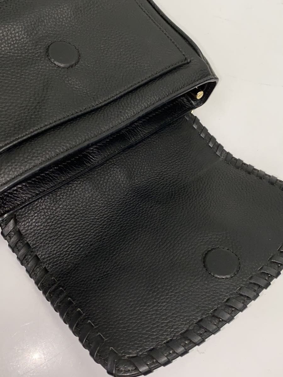 TORY BURCH Shoulder Bag Leather Black 7