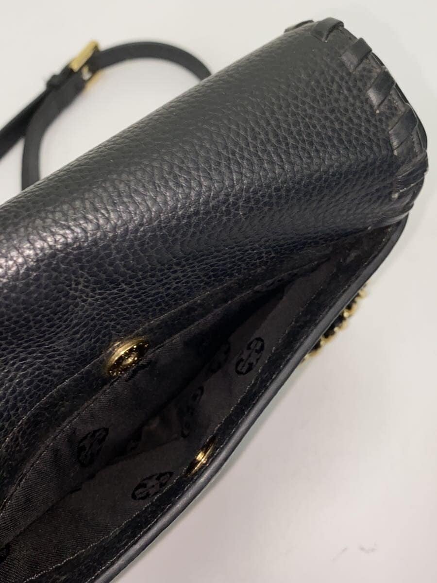 TORY BURCH Shoulder Bag Leather Black 8