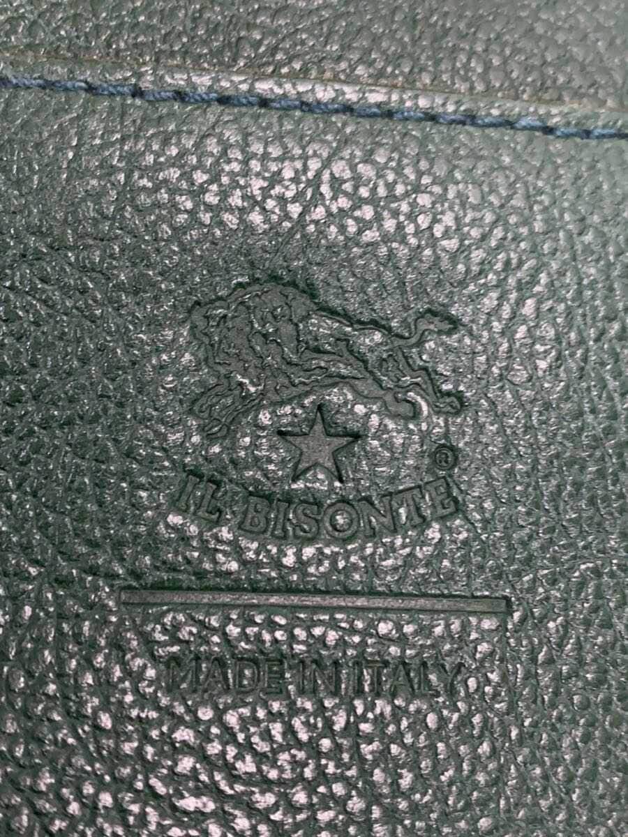 IL BISONTE Tote Bag Leather GRN Solid 5