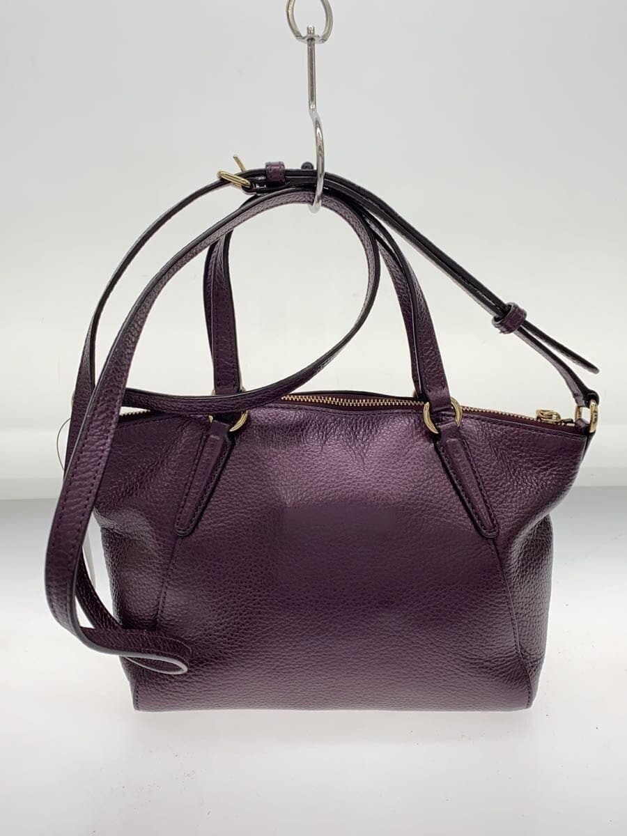 COACH Shoulder Bag Leather PUP f29639 3