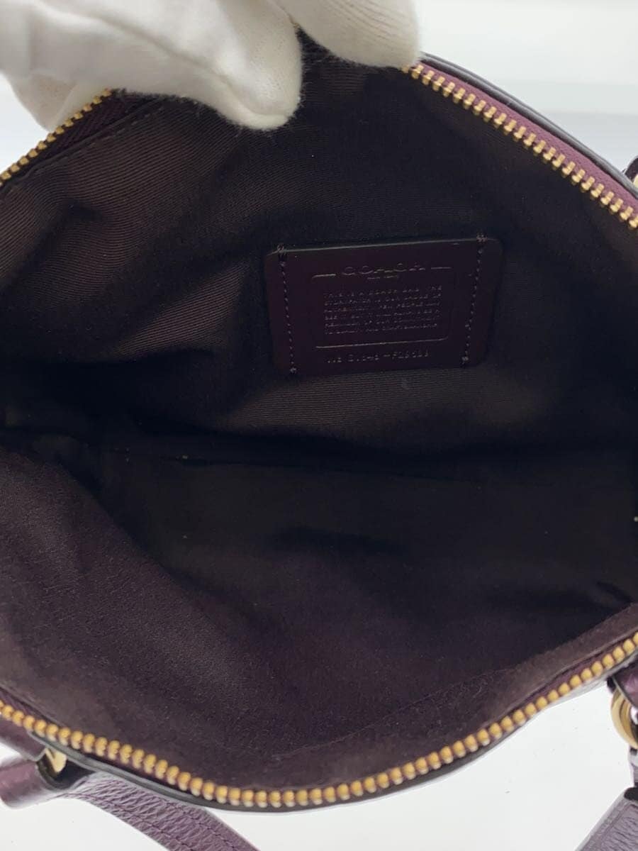 COACH Shoulder Bag Leather PUP f29639 6