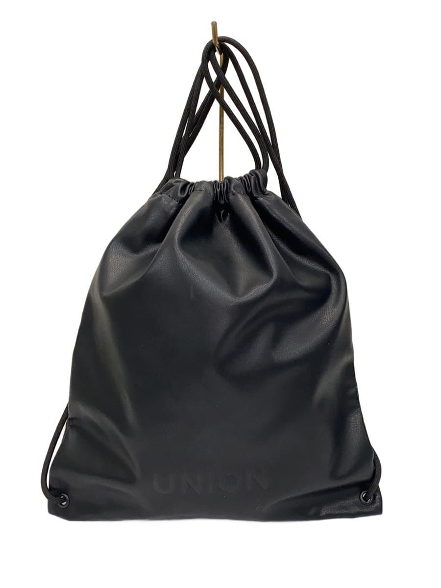 UNION backpack leather BLK