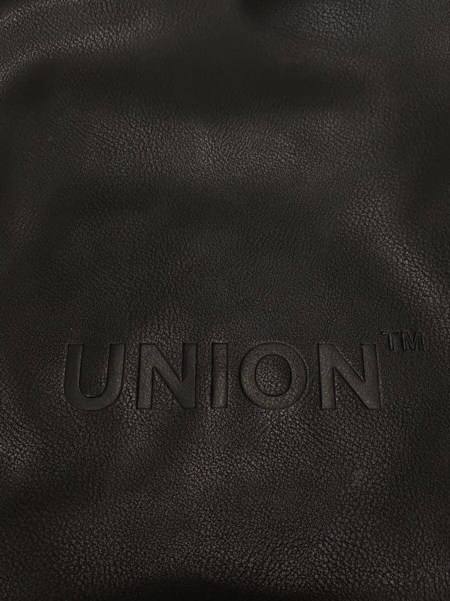 UNION backpack leather BLK 5