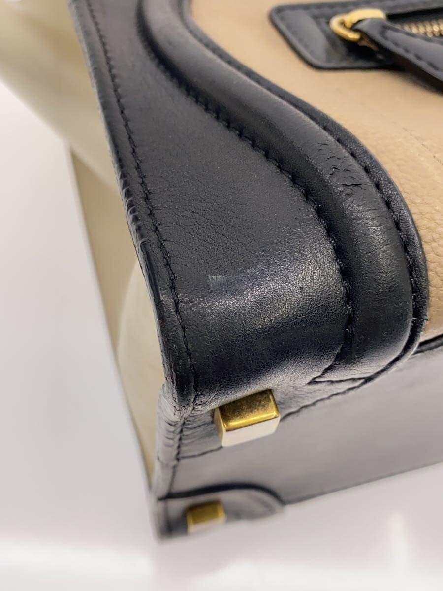 CELINE Luggage Tote Bag Leather BRW 7