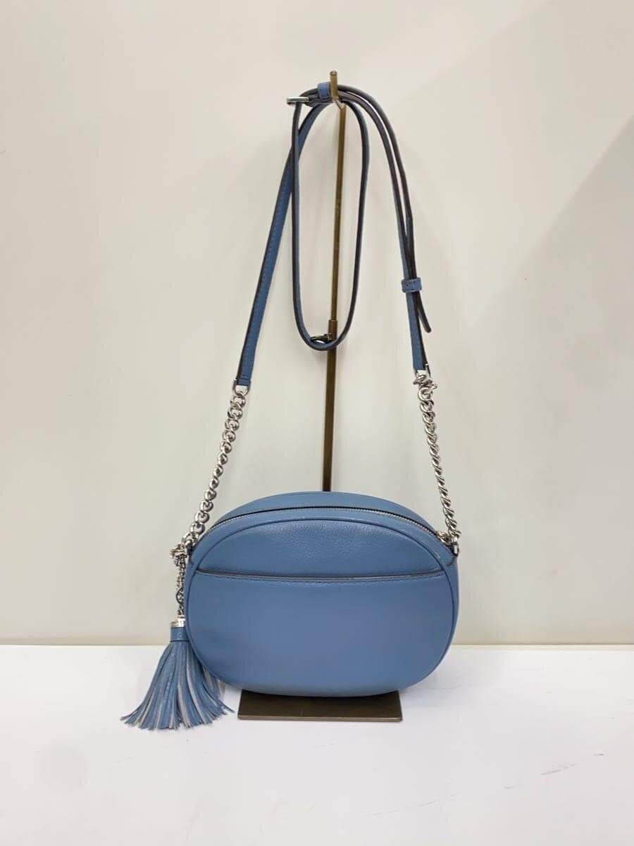 MICHAEL KORS shoulder bag leather blue solid 30H6SGNM2L 3