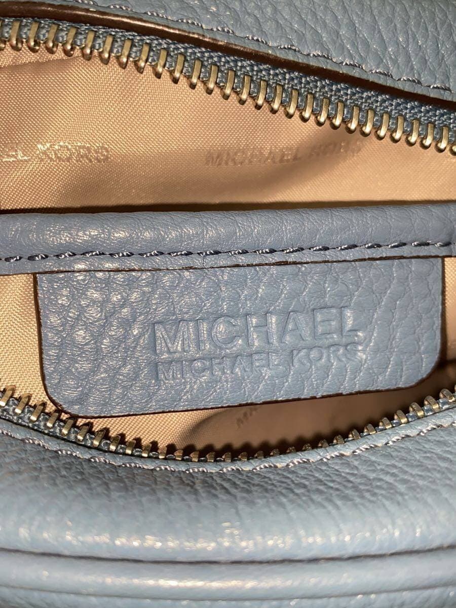 MICHAEL KORS shoulder bag leather blue solid 30H6SGNM2L 5
