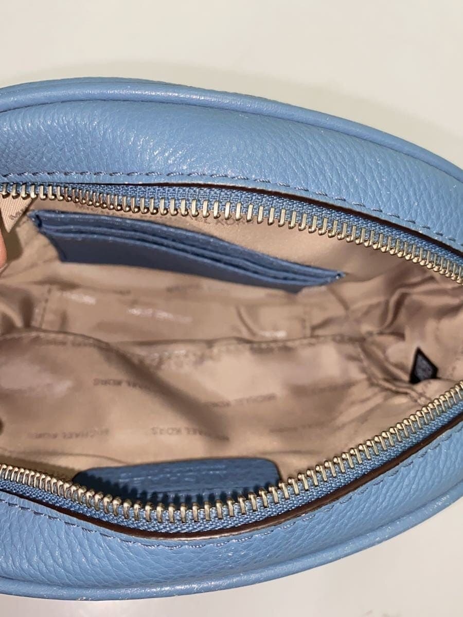 MICHAEL KORS shoulder bag leather blue solid 30H6SGNM2L 6