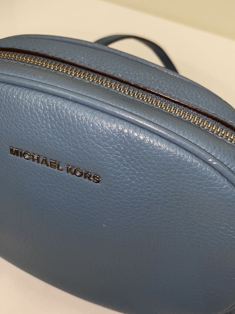 MICHAEL KORS shoulder bag leather blue solid 30H6SGNM2L 7