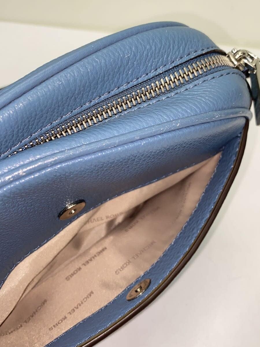 MICHAEL KORS shoulder bag leather blue solid 30H6SGNM2L 9