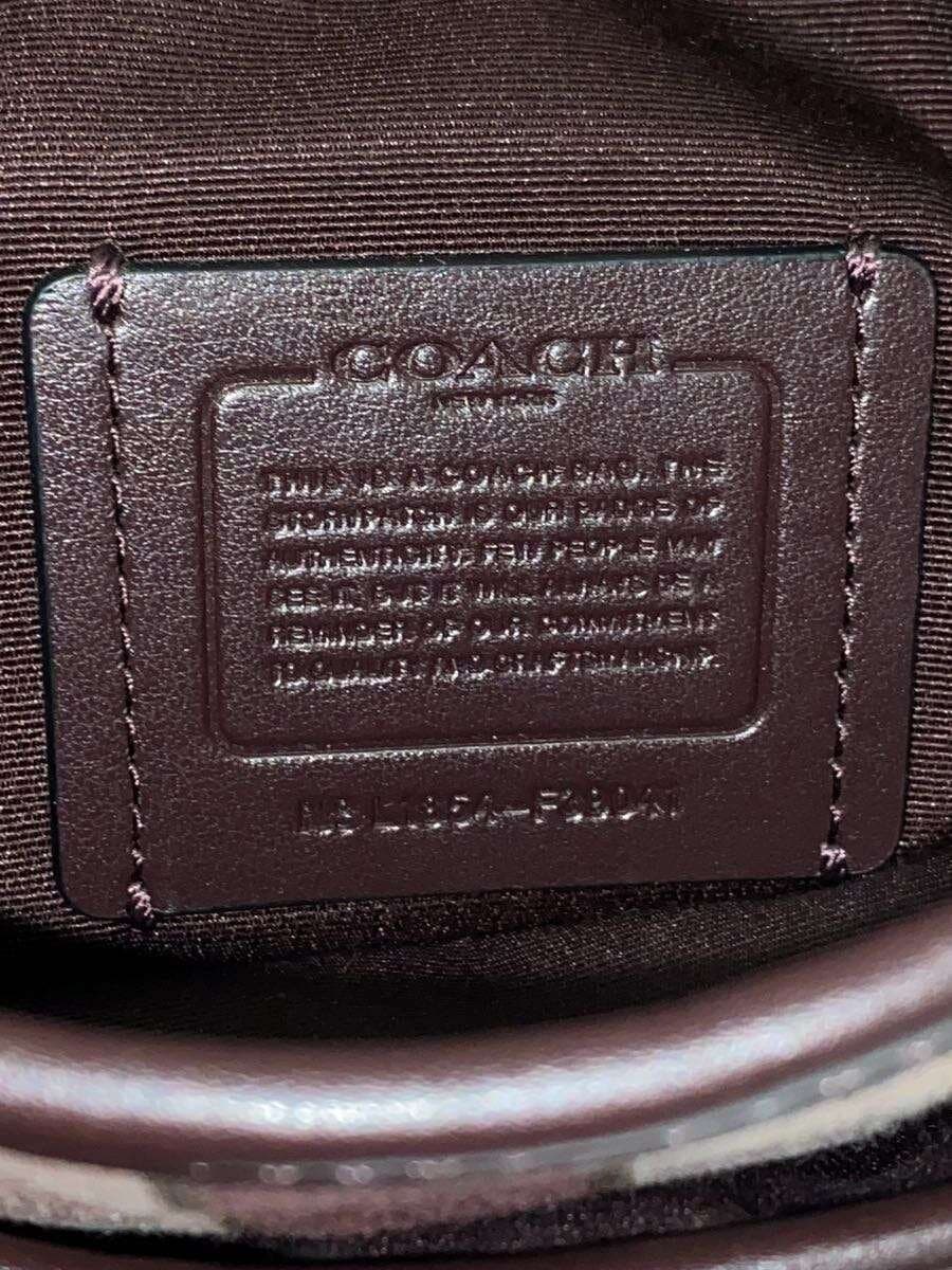 COACH Shoulder Bag Canvas BRW All Over Pattern F39041 5