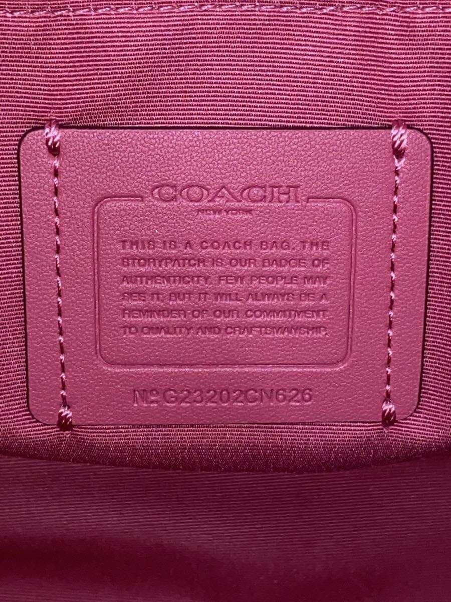 COACH Tote Bag Leather BRW All Over Pattern CN626 5