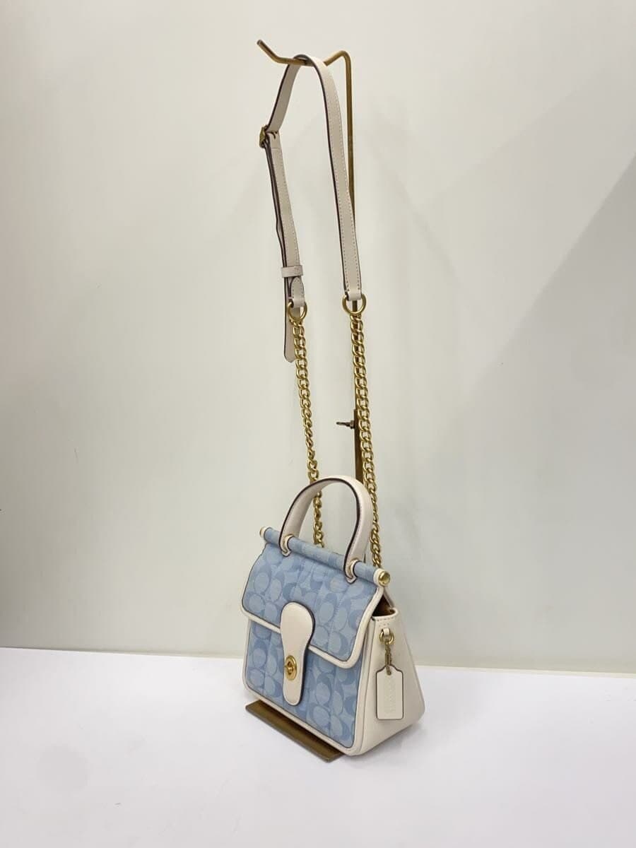 COACH Shoulder Bag BLU c4704 2