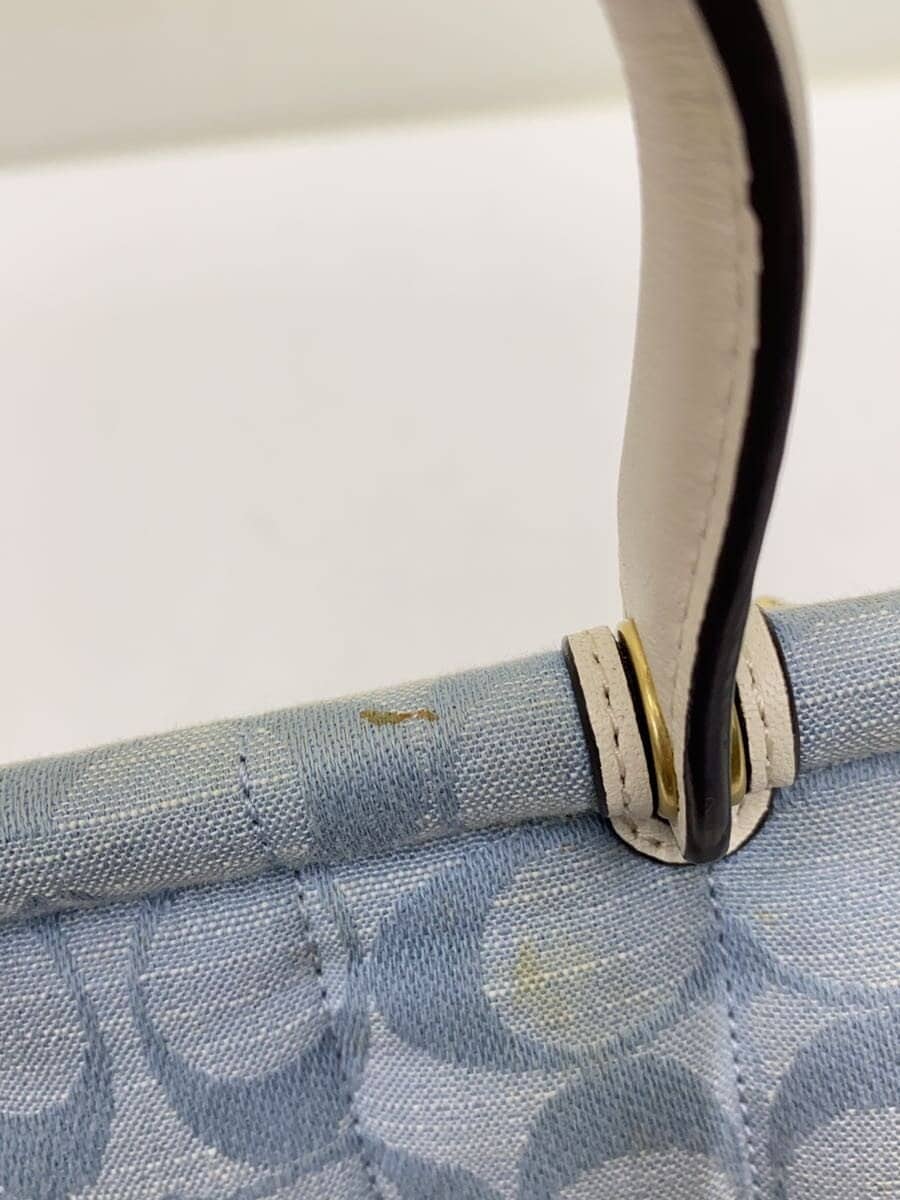 COACH Shoulder Bag BLU c4704 7