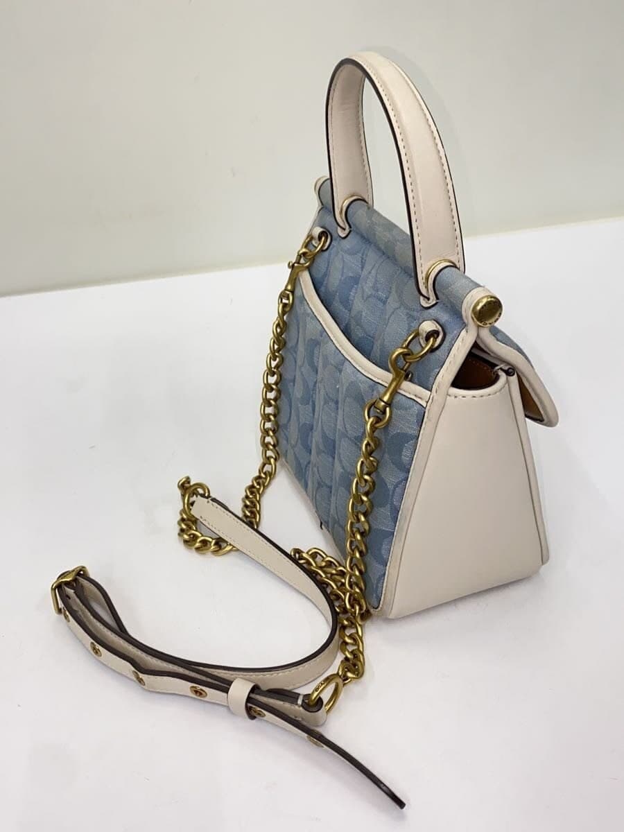 COACH Shoulder Bag BLU c4704 9