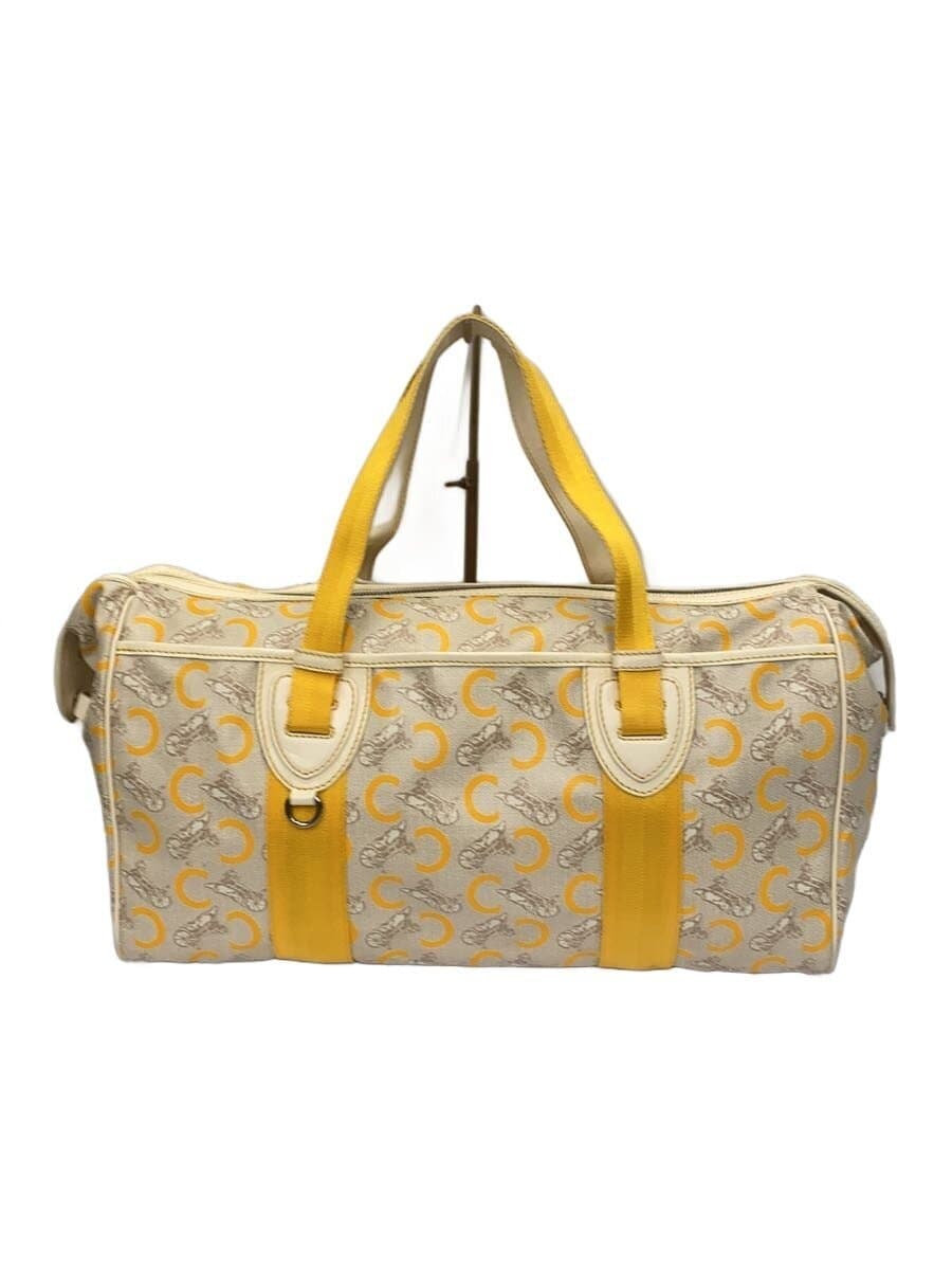 CELINE Boston Bag Canvas CRM All Over Pattern SIS0 46