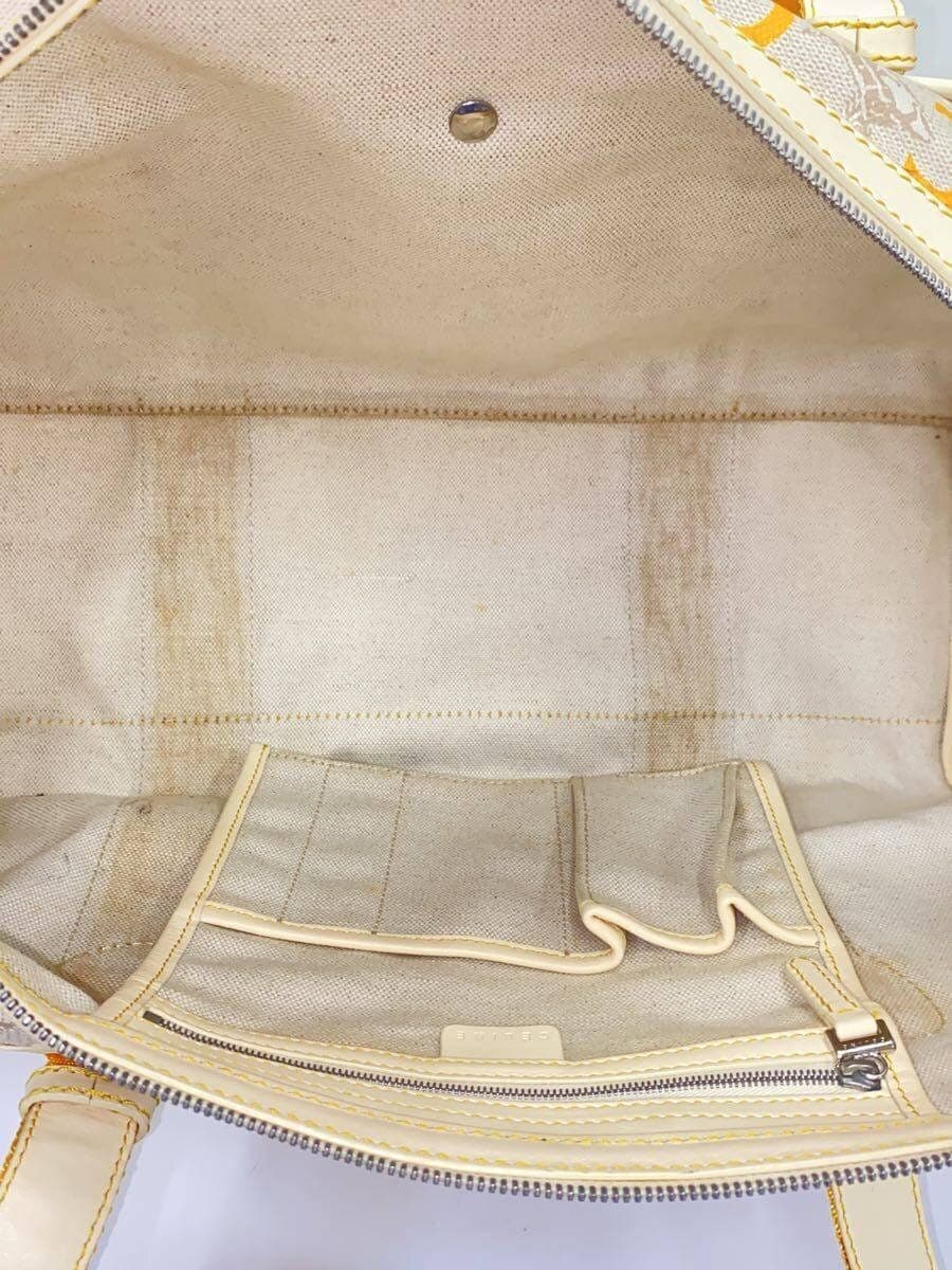 CELINE Boston Bag Canvas CRM All Over Pattern SIS0 46 6