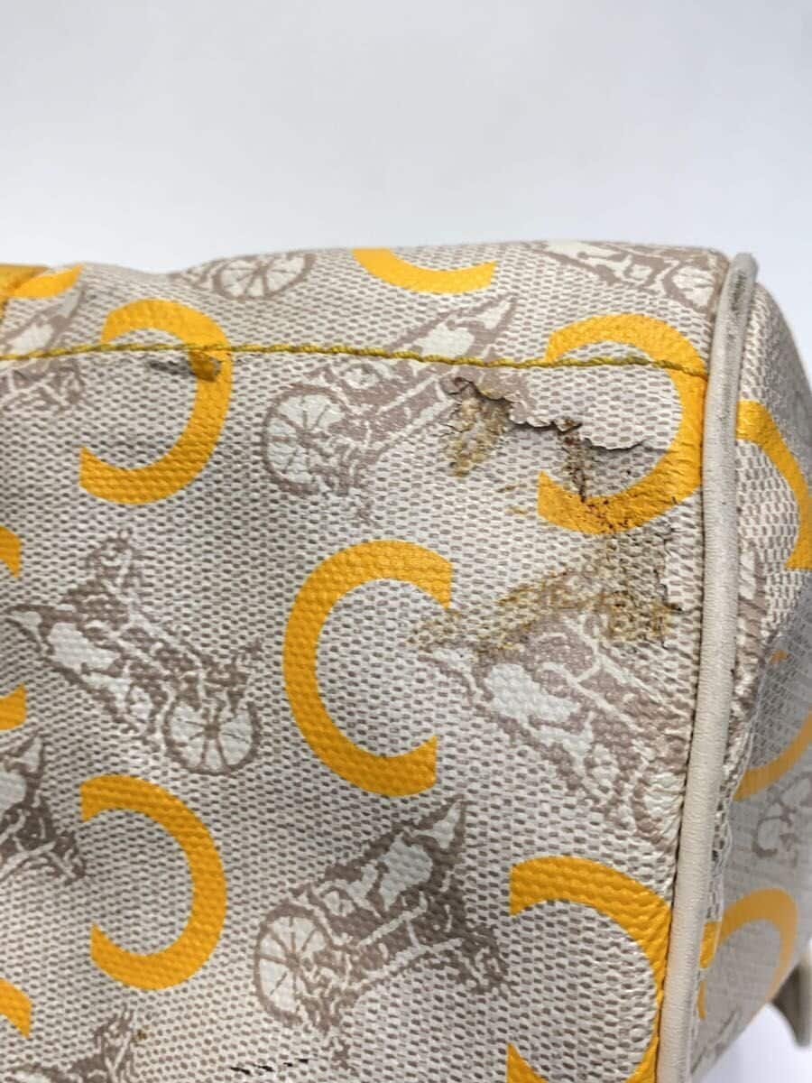 CELINE Boston Bag Canvas CRM All Over Pattern SIS0 46 7