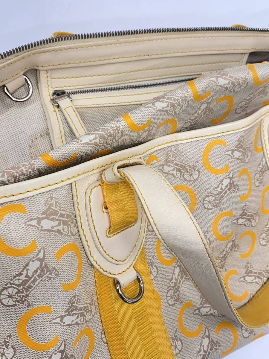 CELINE Boston Bag Canvas CRM All Over Pattern SIS0 46 8