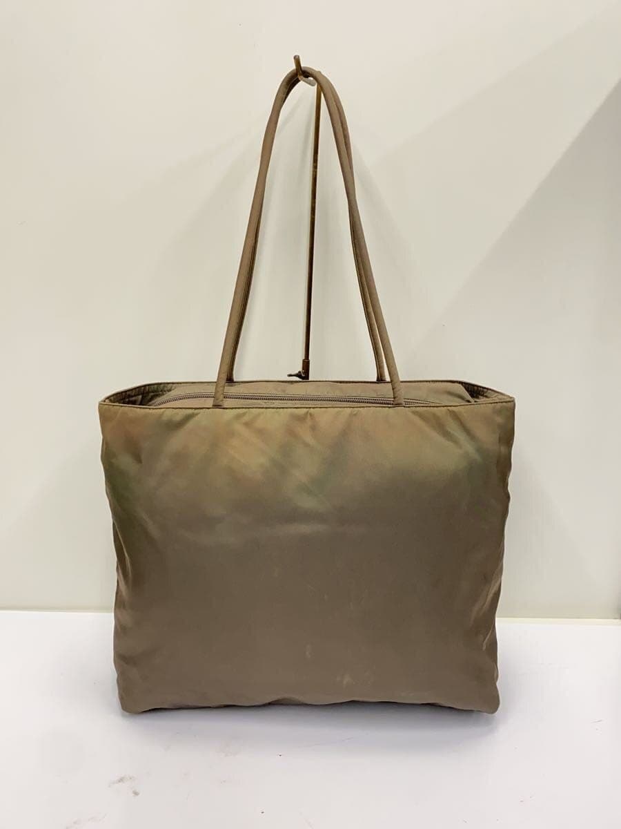 PRADA bag nylon khaki plain 3