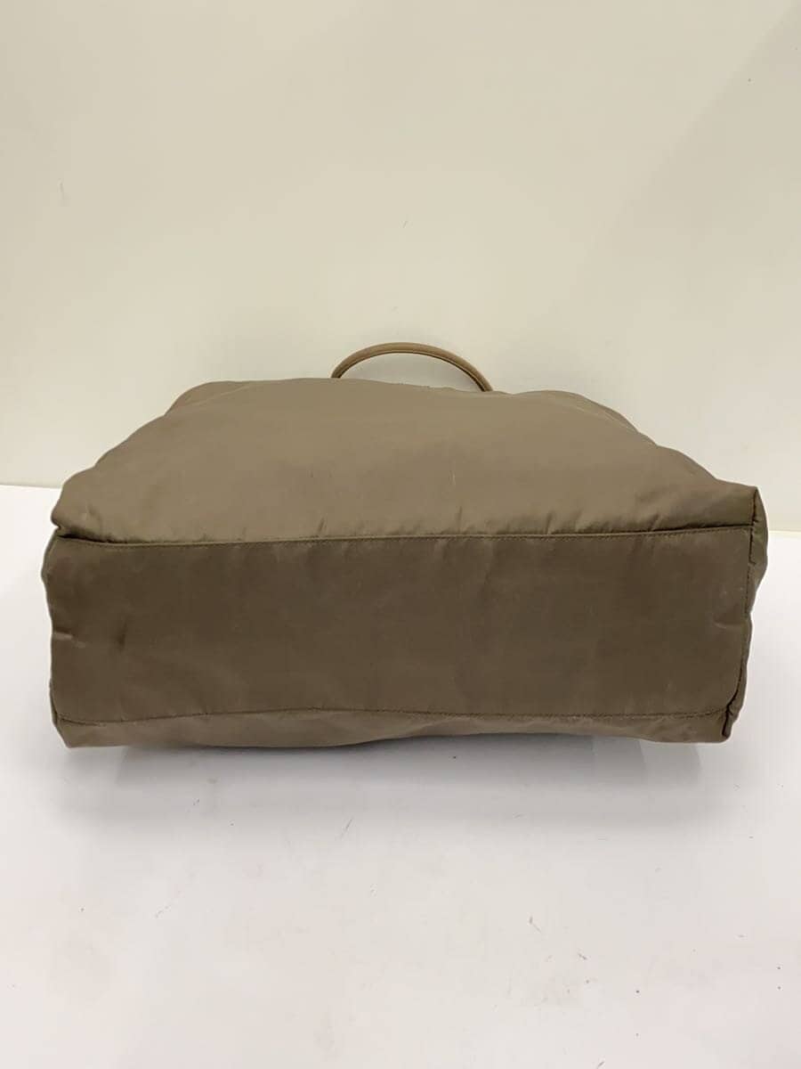 PRADA bag nylon khaki plain 4