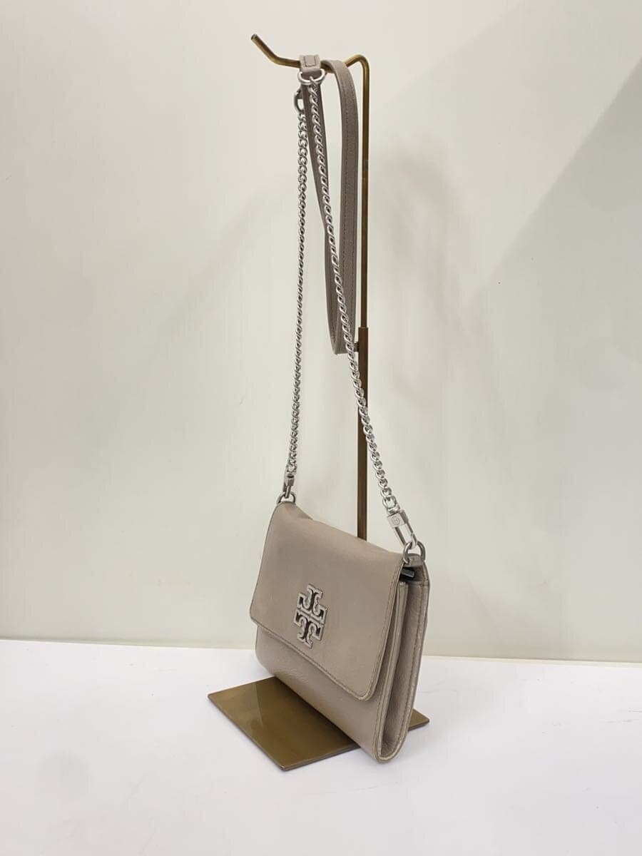 TORY BURCH shoulder bag shoulder wallet GRY plain 2