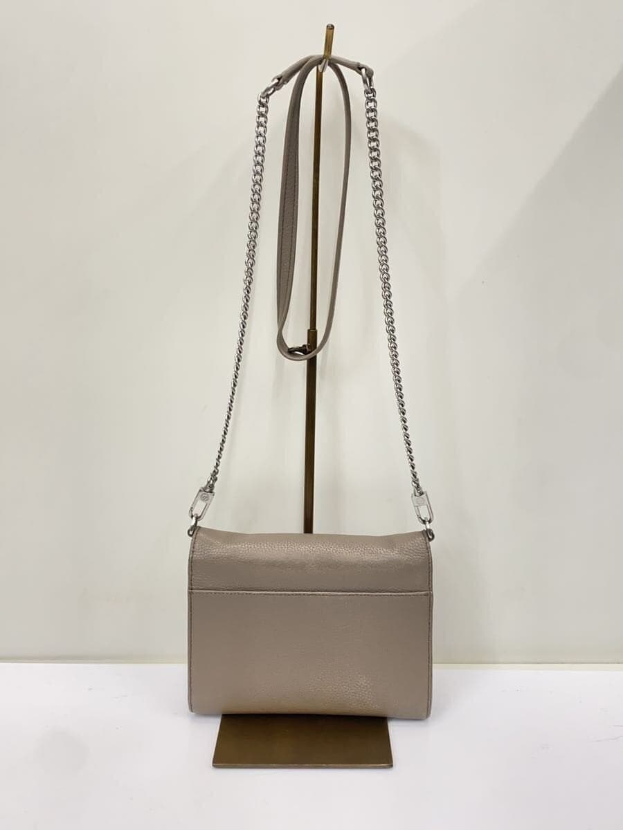 TORY BURCH shoulder bag shoulder wallet GRY plain 3