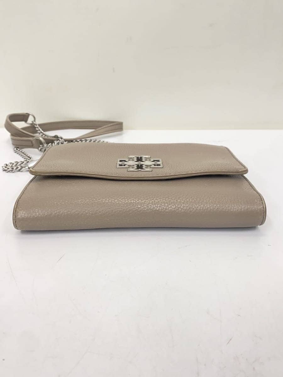 TORY BURCH shoulder bag shoulder wallet GRY plain 4