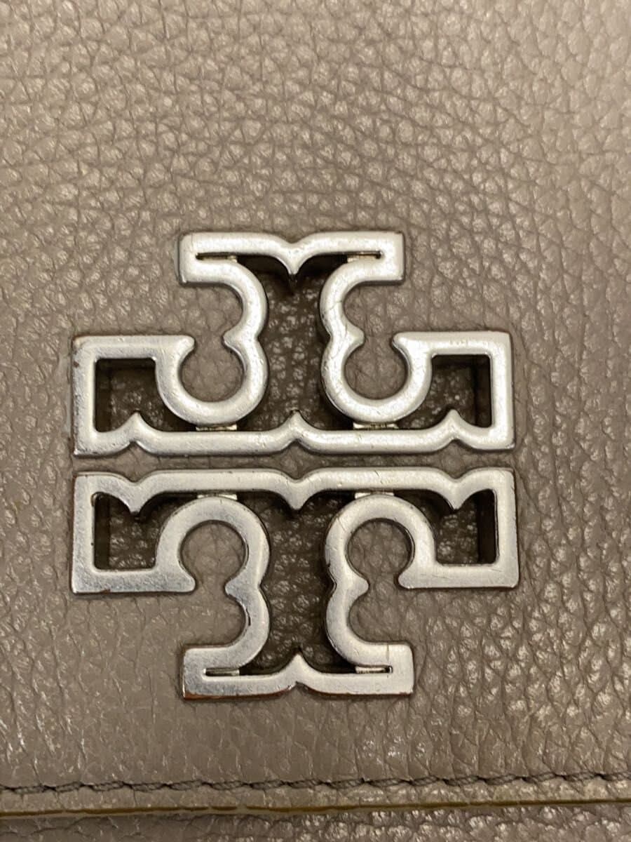 TORY BURCH shoulder bag shoulder wallet GRY plain 5