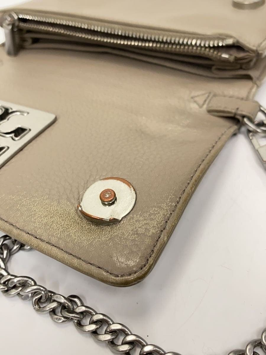 TORY BURCH shoulder bag shoulder wallet GRY plain 9